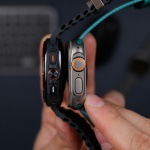 A person holding a smart phone in their hand